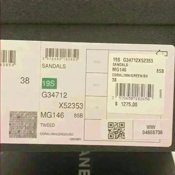 Chanel Tweed Wedge Sandals - Picture 8 of 8